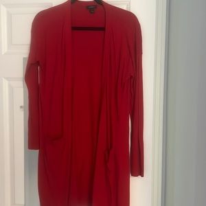 Halogen open front pocket cardigan size large